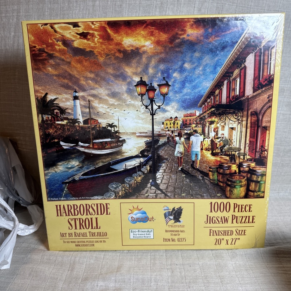 Harborside Stroll 1000-Piece Jigsaw Puzzle